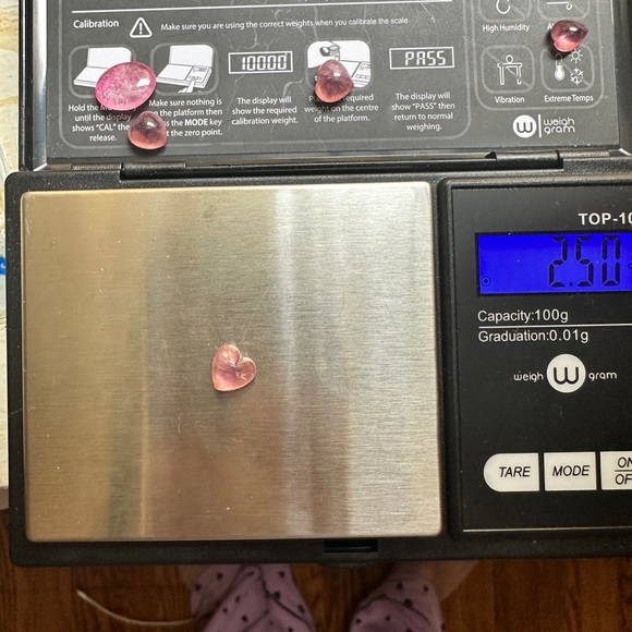 Natural Tourmalines heart shape loose gemstones for the Necklace or Bracelet. - Picture 9 of 12